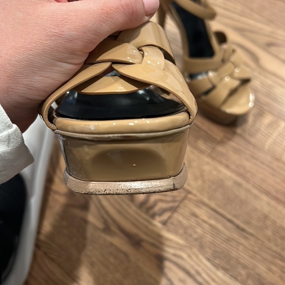 Saint Laurent Tribute Platform Sandal Size 40 US 9 - Picture 11 of 13